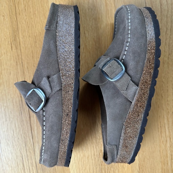 Birkenstock Buckley Suede Leather Taupe 37 - Picture 6 of 7